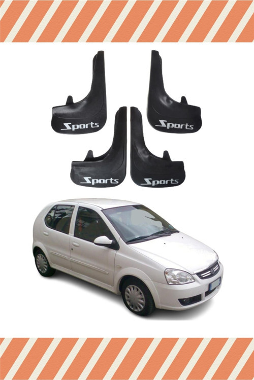 Tata Indica Sports Yazılı 4'Lü Tozluk Çamurluk Paçalık