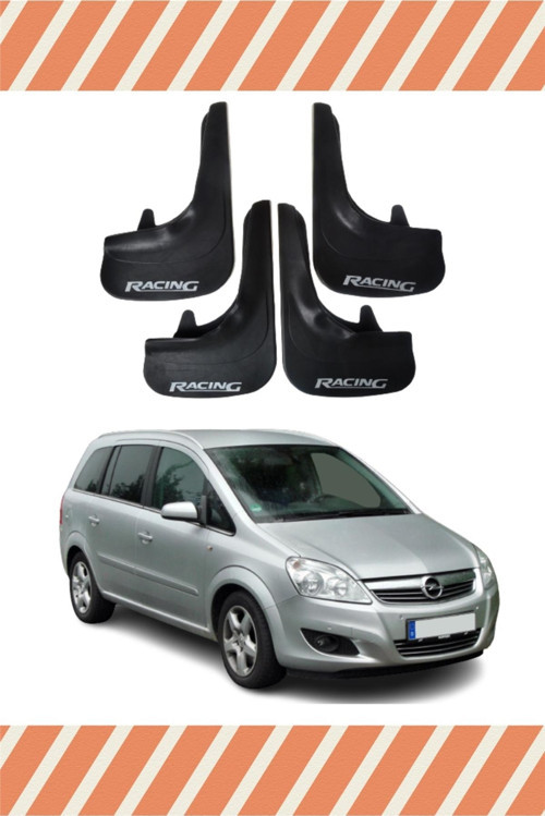 Opel Zafira Racing Yazılı 4'Lü Tozluk Çamurluk Paçalık