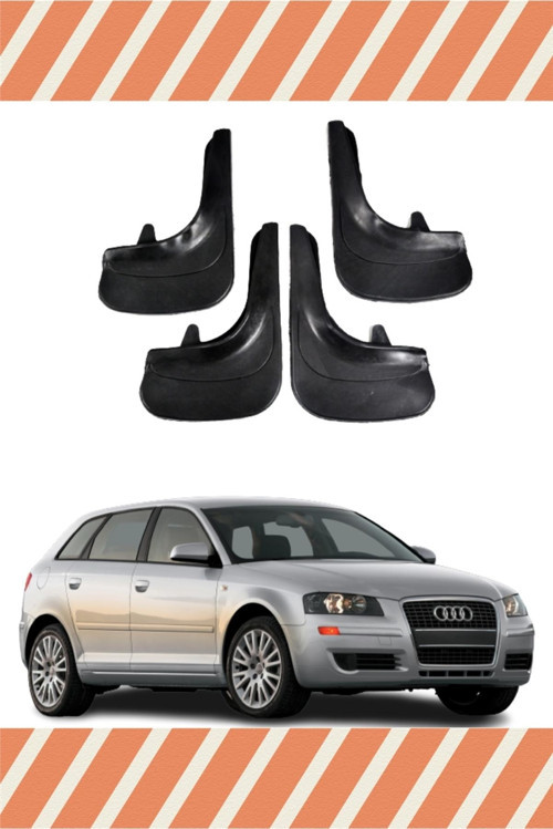 Audi A3 Uyumlu 4'Lü Tozluk Çamurluk Paçalık