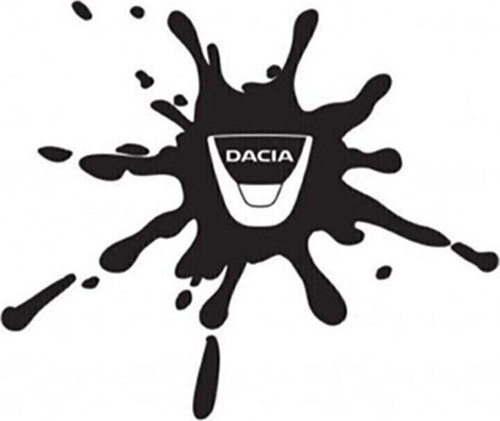 Dacia İçin Özel Uyumlu Aksesuar Damla Görünümlü Depo Kapağı Oto Özel Sticker 2 Adet 12*10 Cm