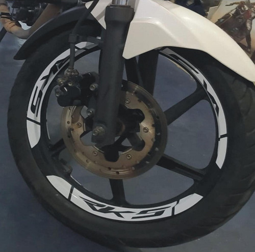 Yeni Özel Motosiklet Jant Şeridi Rks Kalın Sağ-Sol/Ön-Arka