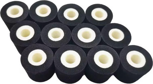 Sıcak Damga Kodlama Makinesi Mürekkep Rulosu Siyah 36x40mm (12 Adet)