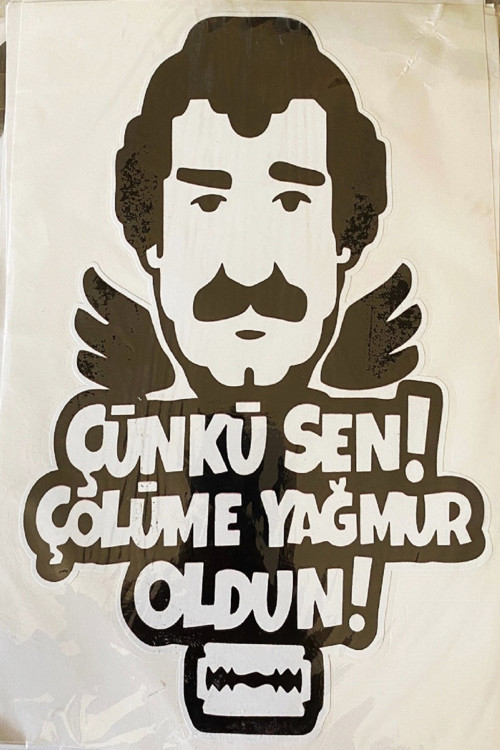 Müslüm Gürses Tasarım Oto Özel Sticker Siyah