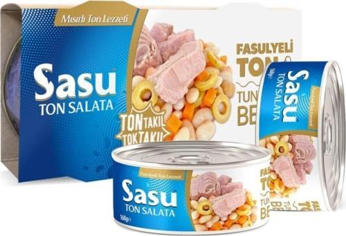 Fasulyeli Ton Salata 1 Koli 24x160g Iri Parça