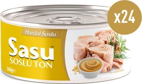 Hardal Soslu Ton Balığı 1 Koli 24x160g Iri Parça