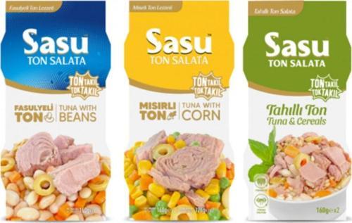 Mısırlı Ton Salata 2x160 G , Fasulyeli Ton Salata 2x160 G , Tahıllı Ton Salata 2x160 G