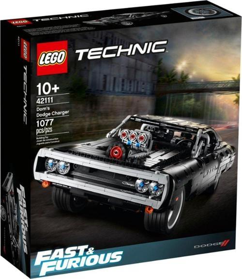 42111 LEGO® Technic Fast & Furious Dom'un Dodge Charger'ı 1077 parça +10 yaş