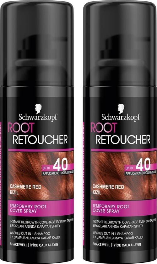 Root Retoucher Beyazları Anında Kapatan Sprey Boya Kızıl 120 ml x 2 Adet