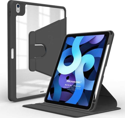 Apple iPad 10.Nesil 10.9`` Kılıf (A2696-A2757-A2777) Regal Folio Siyah