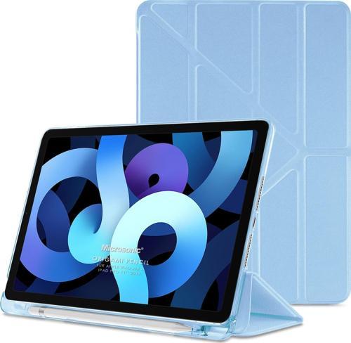 Apple iPad Air 5.Nesil 2022 Kılıf (A2588-A2589-A2591) Origami Pencil Mavi
