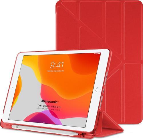Apple iPad Pro 10.5'' Kılıf (A1701-A1709-A1852) Origami Pencil Kırmızı