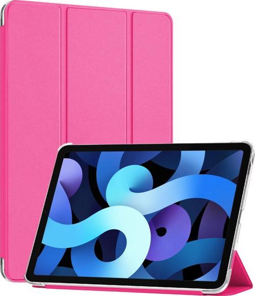 Apple iPad Air 4 (2020) Kılıf Slim Translucent Back Smart Cover Pembe