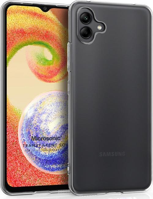 Samsung Galaxy A04 Kılıf Transparent Soft Şeffaf
