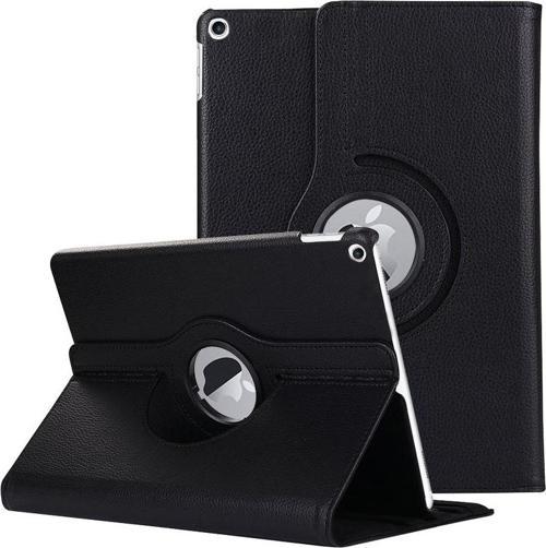 Apple iPad Air 3 10.5'' 2019 (A2152-A2123-A2153-A2154) Kılıf 360 Rotating Stand Deri Siyah