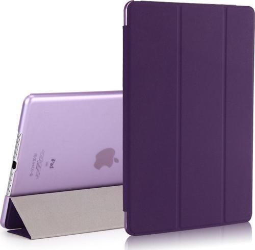 Apple iPad 9.7 2017 (A1822-A1823) Smart Case ve arka Kılıf Mor