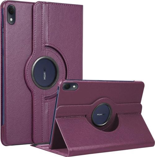 Huawei MatePad 11.5 Kılıf 360 Rotating Stand Deri Mor