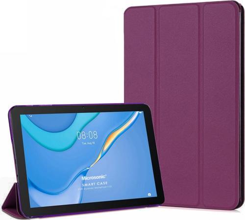 Huawei MatePad SE Kılıf Slim Translucent Back Smart Cover Mor