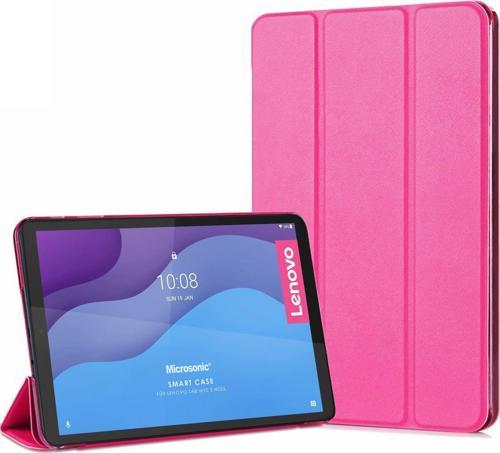 Lenovo Tab M10 3.Nesil 10.1`` Kılıf (TB-328F) Slim Translucent Back Smart Cover Pembe