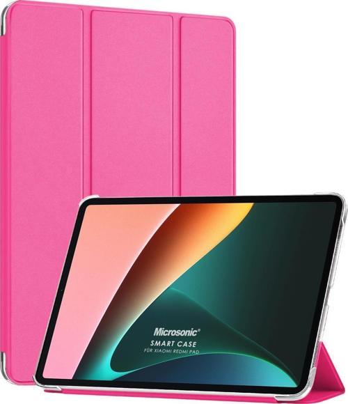 Xiaomi Redmi Pad Kılıf Slim Translucent Back Smart Cover Pembe