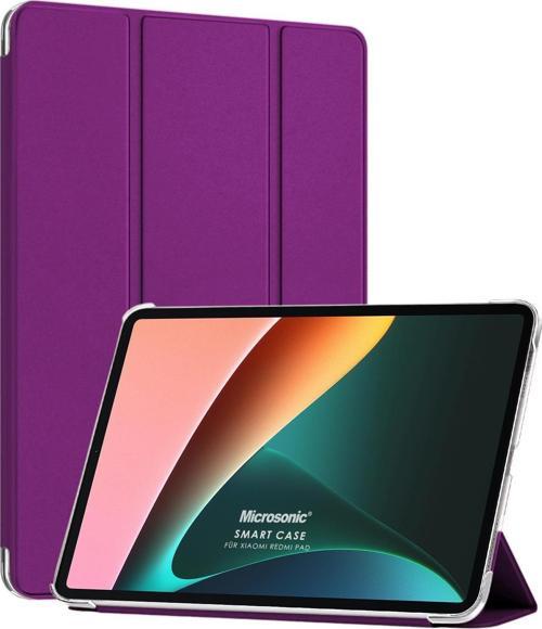 Xiaomi Redmi Pad Kılıf Slim Translucent Back Smart Cover Mor