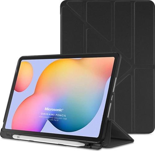 Samsung Galaxy Tab S6 Lite 10.4" P610 Kılıf Origami Pencil Siyah