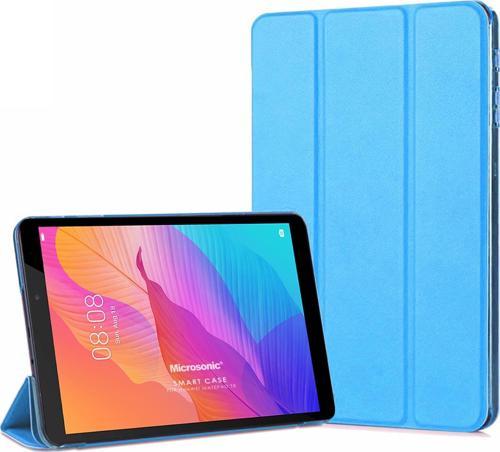 Huawei MatePad T8 8'' Kılıf Slim Translucent Back Smart Cover Mavi