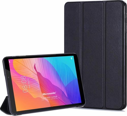 Huawei MatePad T8 8'' Kılıf Slim Translucent Back Smart Cover Siyah