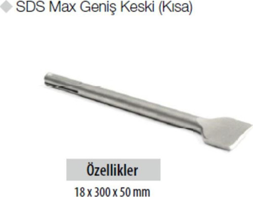 SDS Max Geniş Keski (Kısa) 5'Lİ ADET