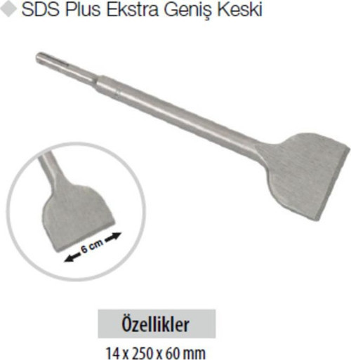 SDS Plus Ekstra Geniş Keski 5'Lİ ADET