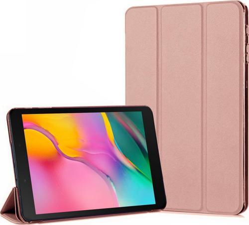 Samsung Galaxy Tab A 8'' T290 Smart Case ve arka Kılıf Rose Gold