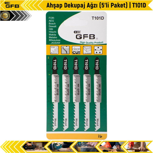 Ahşap Dekupaj Ağzı (5'ii Paket) | T101d