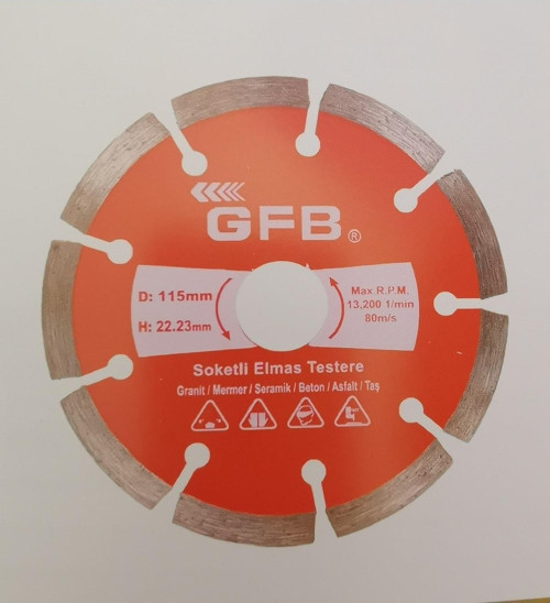 Soketli Elmas Beton- Mermer Kesici 230 Mm