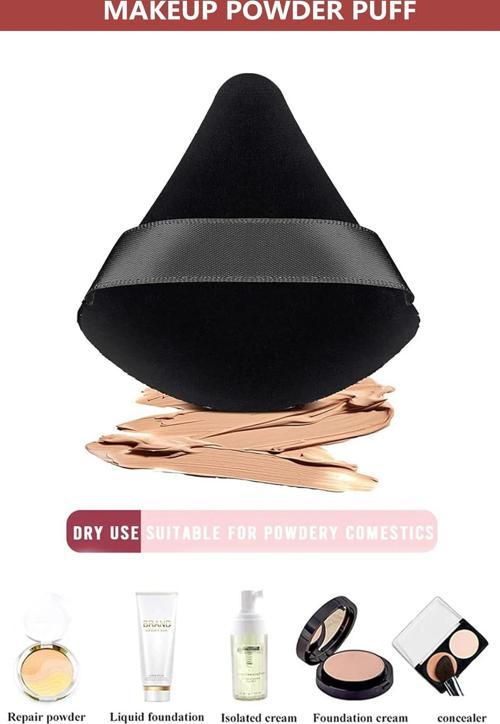 Pudra Fondöten BB Krem Yıkanabilir Siyah Uygulama Aparatı Puff Sünger
