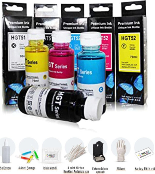 Deskjet 1515 Yazıcı 650 Kartuş Dolum Seti