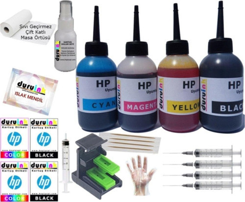 2600 2620 2630 2632 (304) Kartuş Mürekkep Dolum Seti 4x100ml Renk