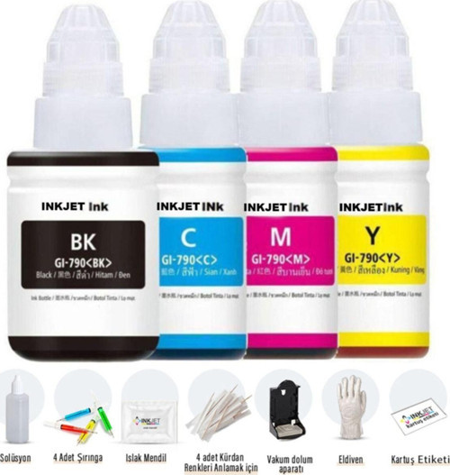 Mg2450 Uyumlu Kartuş Dolum Set 4x100ml Pg545-cl546