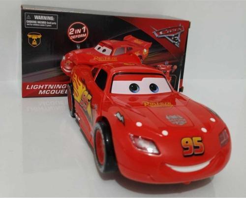 Cars Şimşek Mc Queen Robota Dönüşen Işıklı Sesli Araba