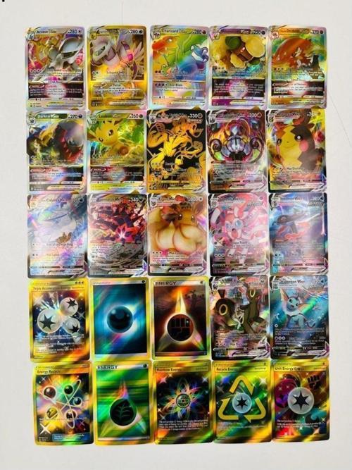 Pokemon Vstar, Vmax ve Energy Kart Bir arada (25 Adet)