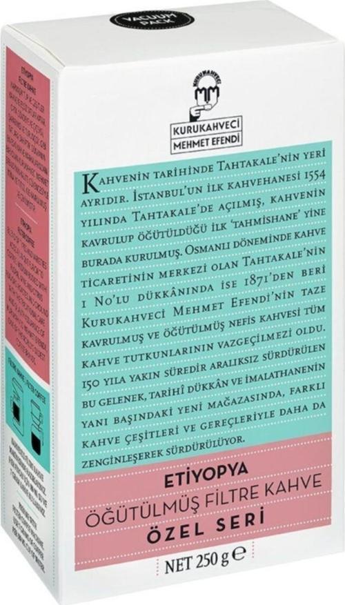 Özel Seri Etiyopya Filtre Kahve 250 gr