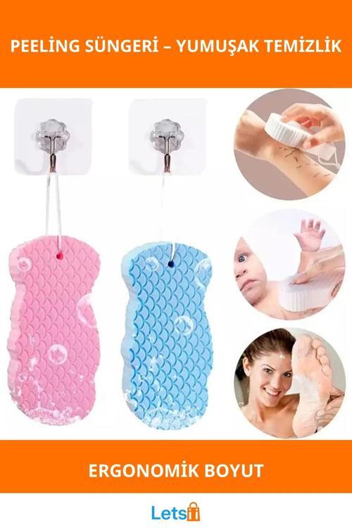 Bebek Peeling Banyo Süngeri Yüksek Kaliteli Ovma Süngeri