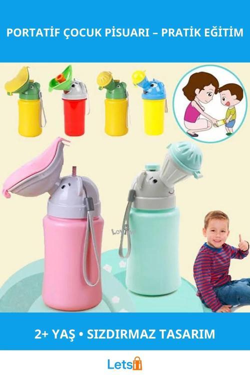 Portatif Sızdırmaz Dayanıklı Çocuk Pisuarı Lazımlık Erkek