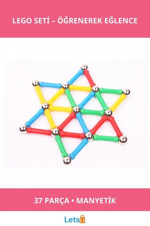Manyetik Eğlenceli Yapı Seti 37 Parça