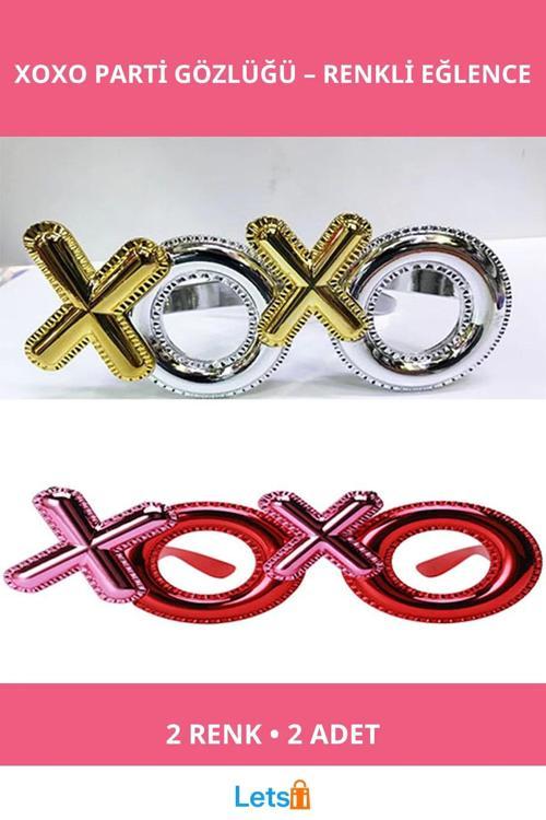 Renkli Parti Gözlüğü 2 Renk 2 Adet