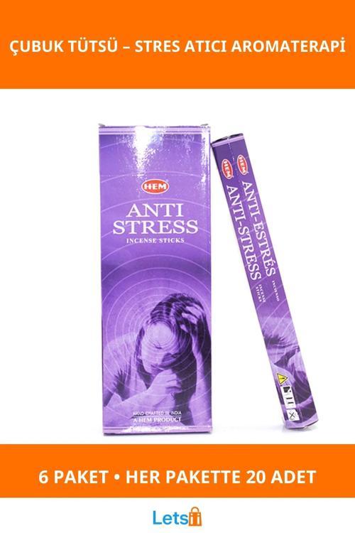 Anti Stres Aromalı Çubuk Tütsü Rahatlamak ve Huzur Bulmak İçin