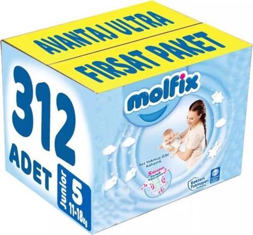 5 Beden Junior Bebek Bezi 312'li