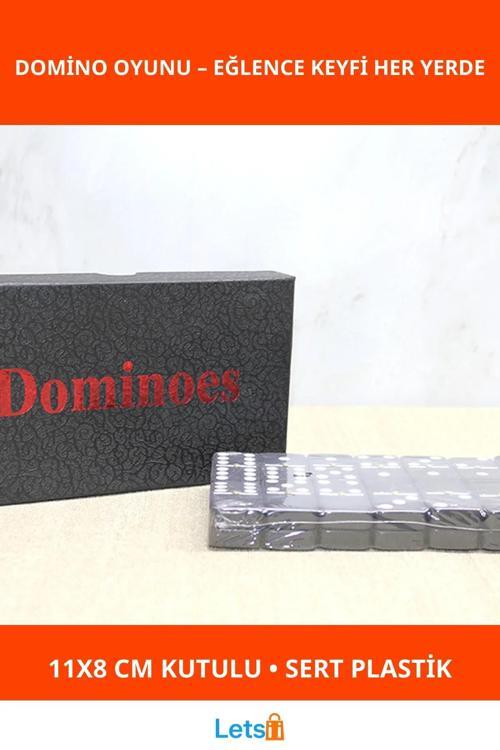 Taşımak için Uygun Dayanıklı Plastik Kutulu Domino Oyunu