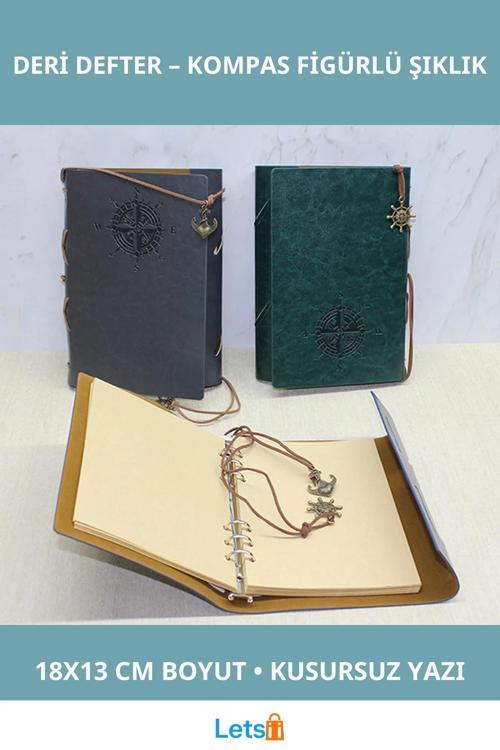 Şık Deri Kapaklı Defter Model 18