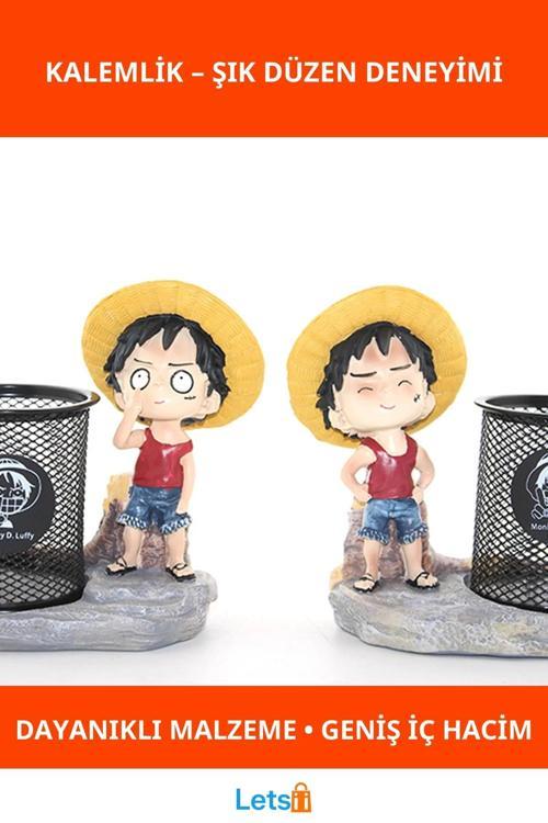 Luffy Anime Karakter Temalı Dayanıklı Kalemlik