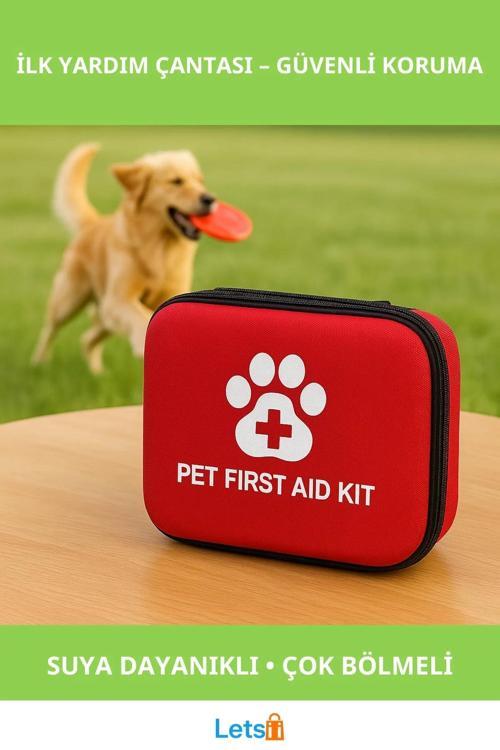 Evcil Hayvan Lüks Taşınabilir İlk Yardım ve İhtiyaç Çantası