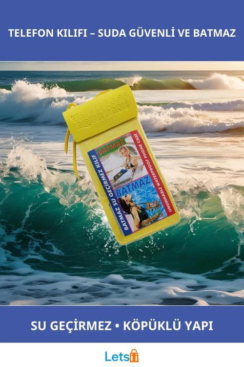Su Geçirmez Batmaz Telefon Kılıfı Yüzme ve Su Aktiviteleri için